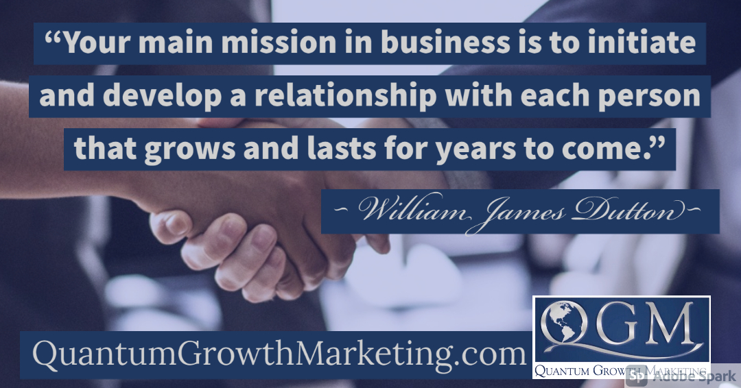 QGM Marketing Minute 2 - Relationships